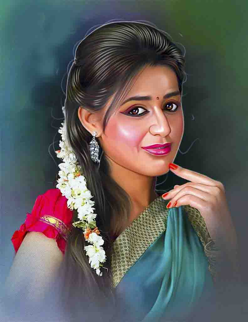 Digital Portrait Online | Oil Painting Portrait | Digital painting ...