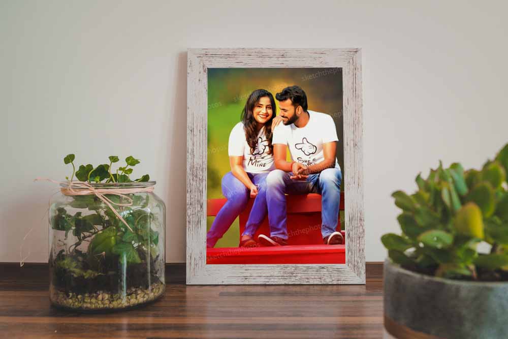 Digital art photo frame